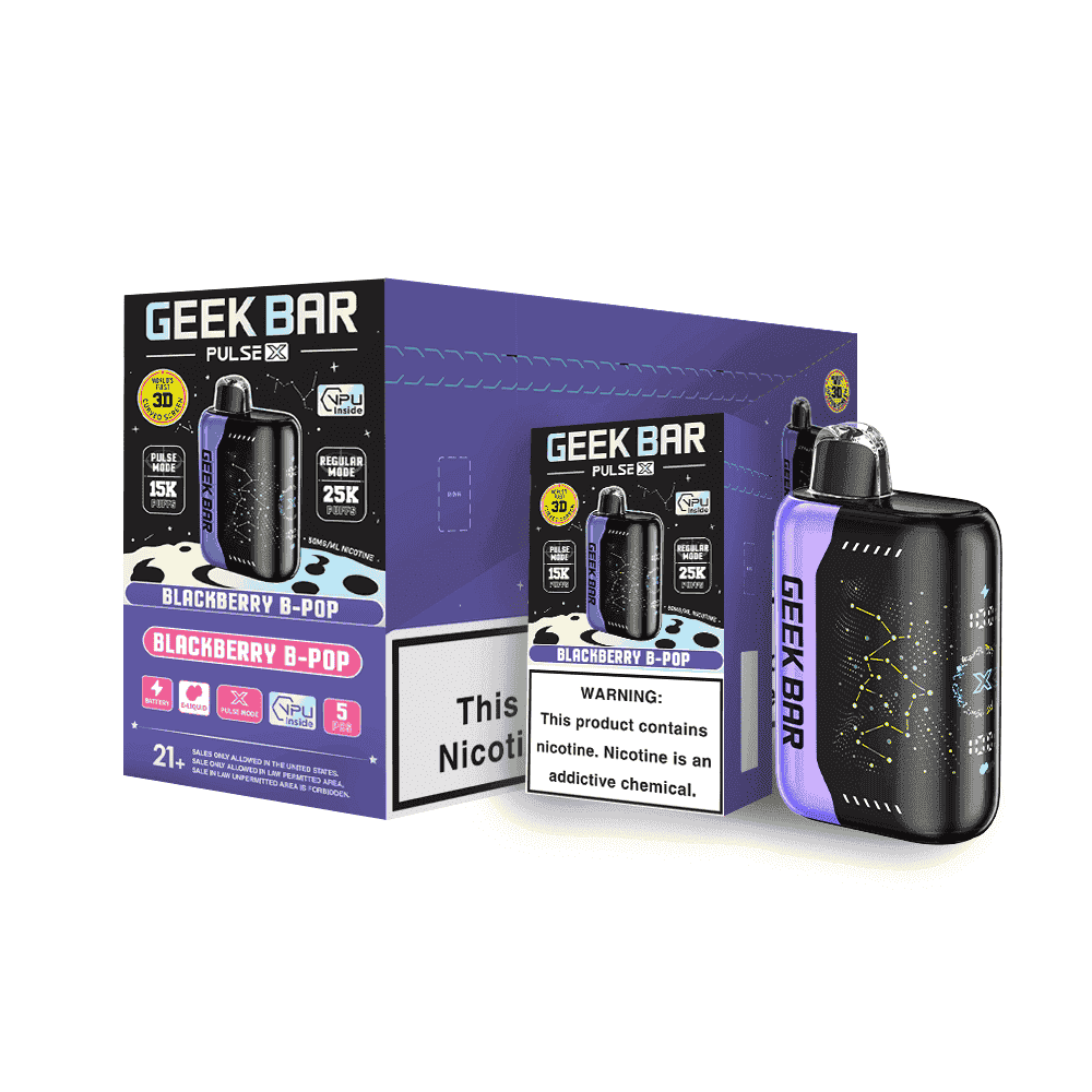 Geek Bar Pulse X 25K Disposable 18mL (5/pack) LA Vapor Inc Geek Bar Pulse X 25K Disposable 18mL (5/pack) LA Vapor Inc