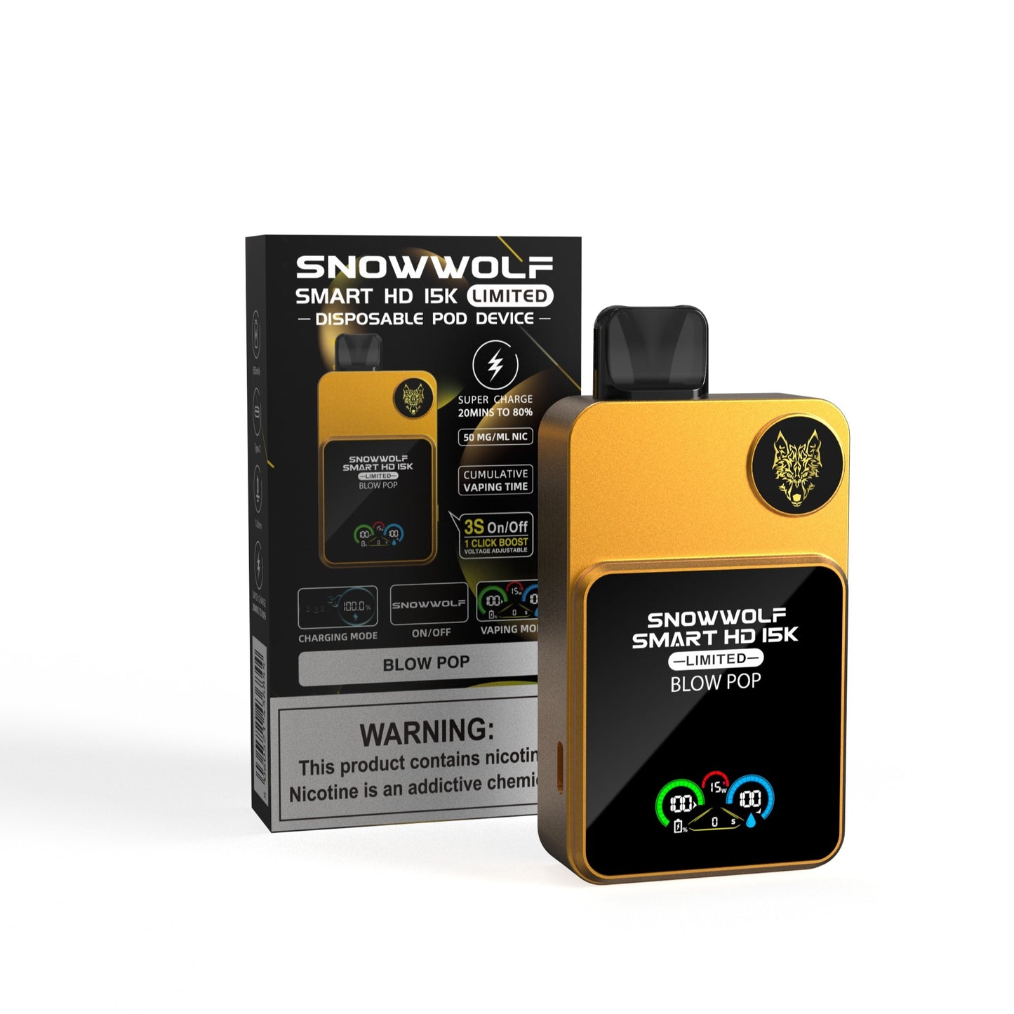 Snowwolf 15K Disposable 16mL (5/Pack)