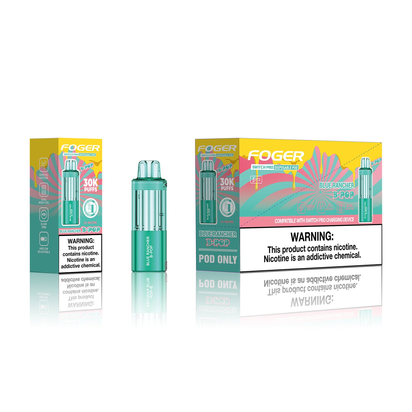 Foger Switch Pro Disposable Pod 19mL (5/pack)