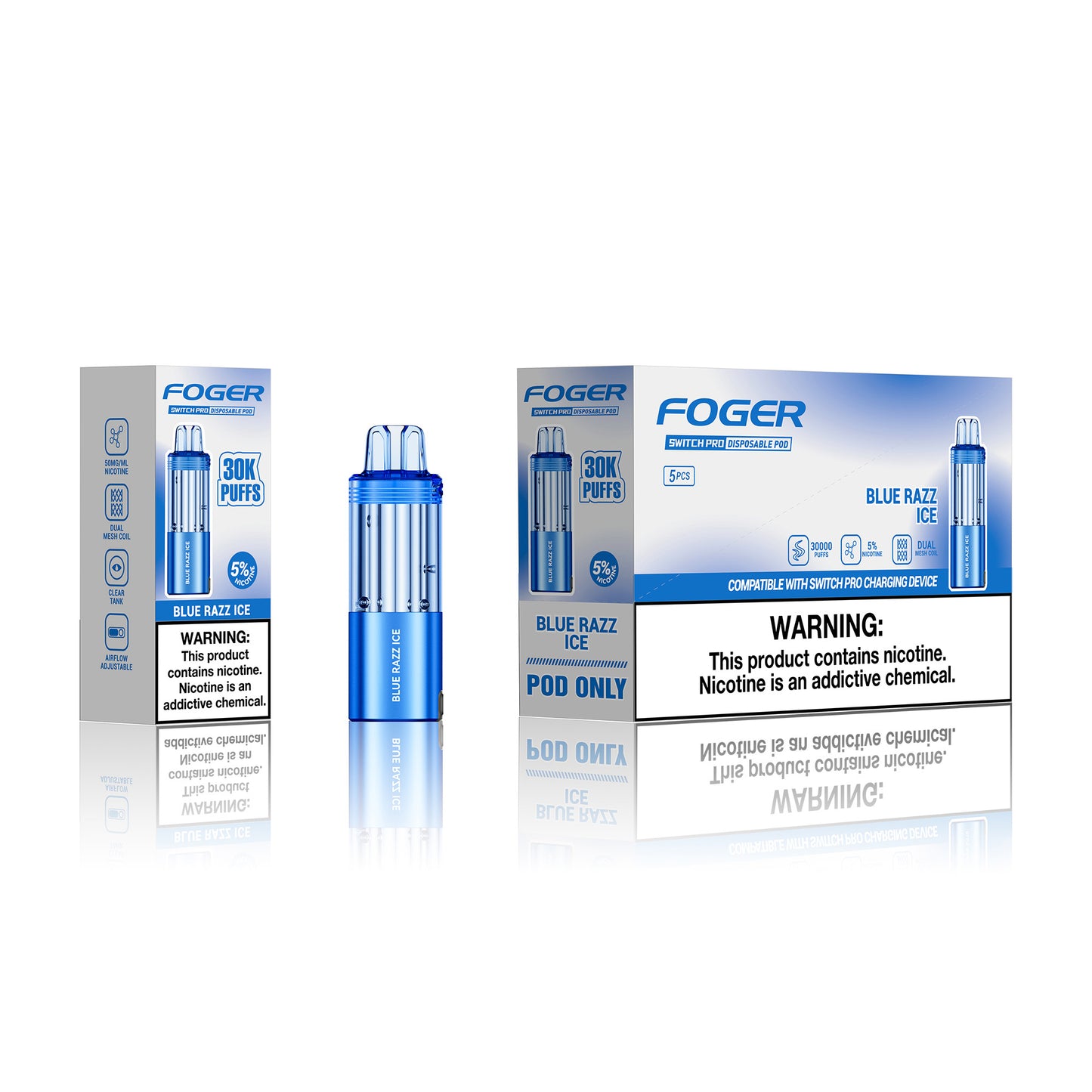 Foger Switch Pro Disposable Pod 19mL (5/pack)