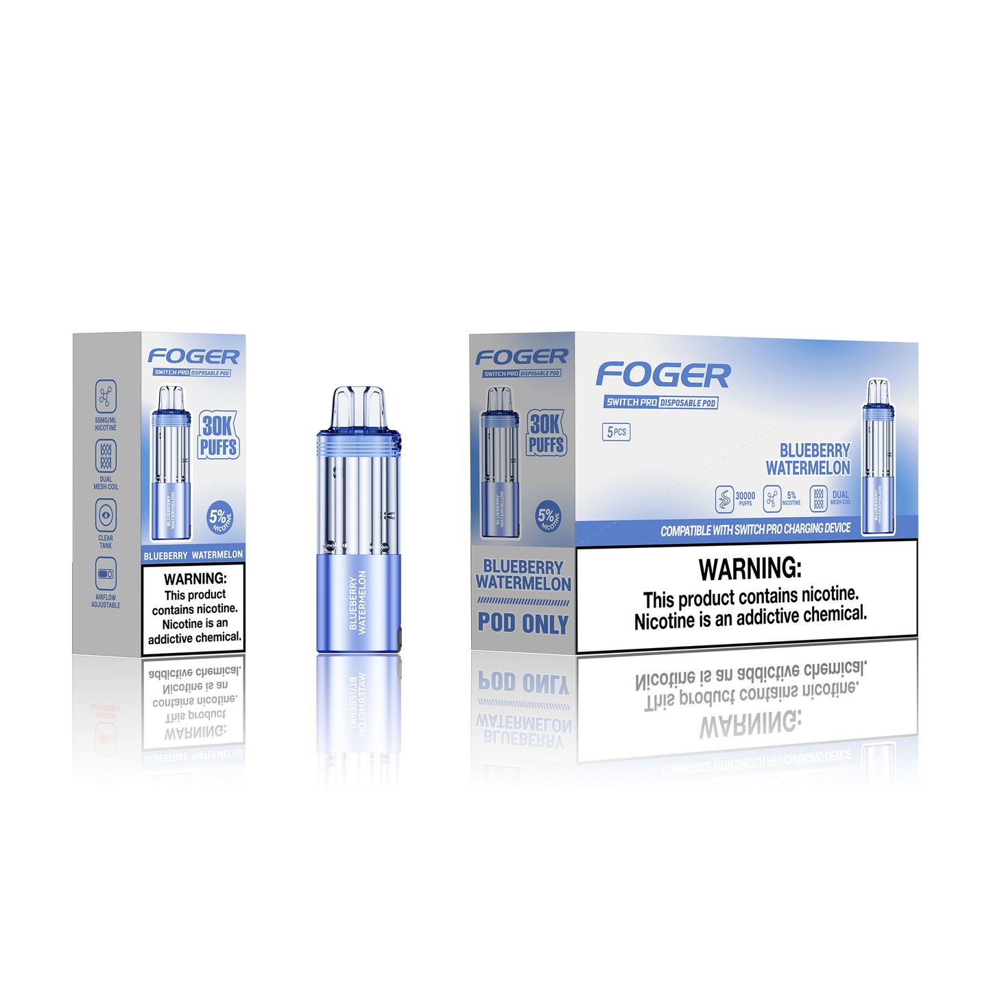 Foger Switch Pro Disposable Pod 19mL (5/pack)