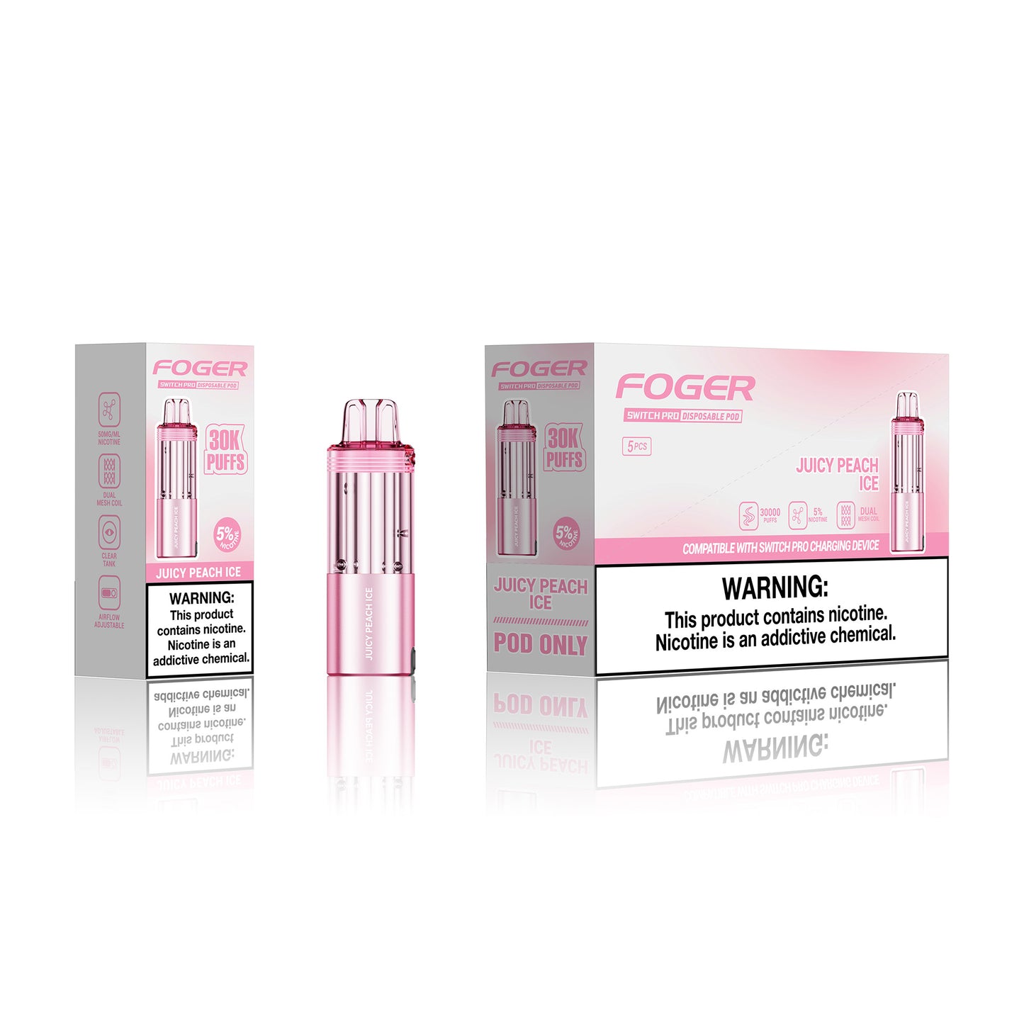 Foger Switch Pro Disposable Pod 19mL (5/pack)