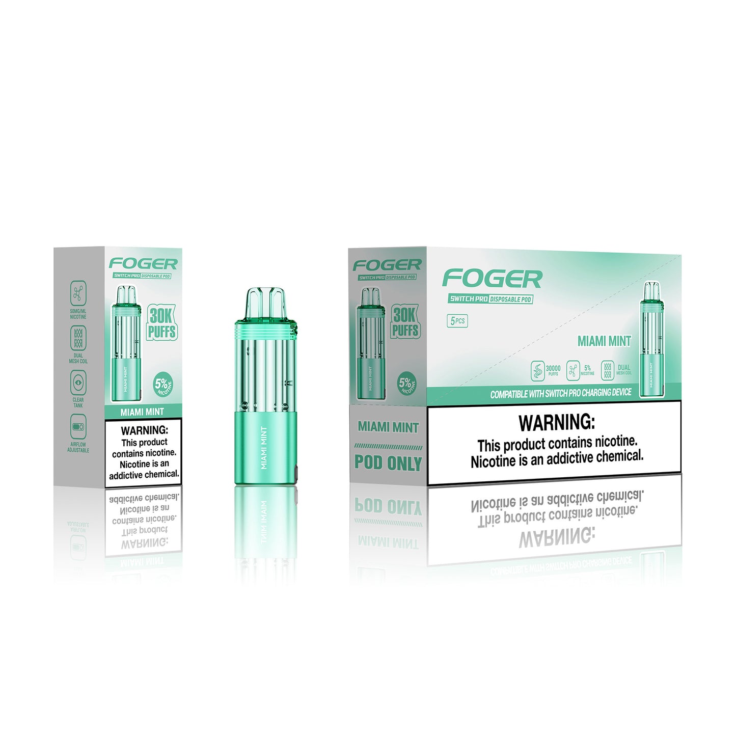 Foger Switch Pro Disposable Pod 19mL (5/pack)