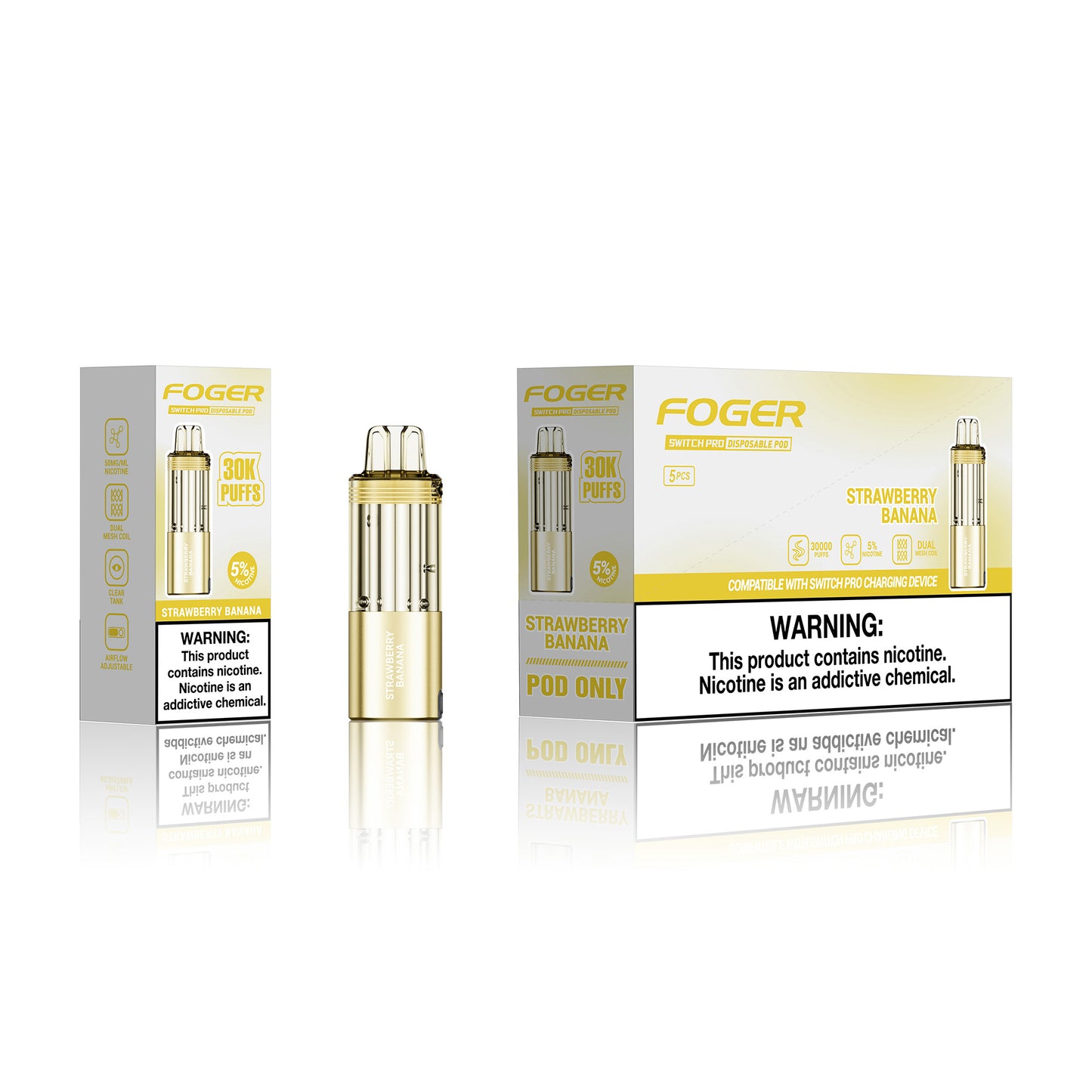 Foger Switch Pro Disposable Pod 19mL (5/pack)