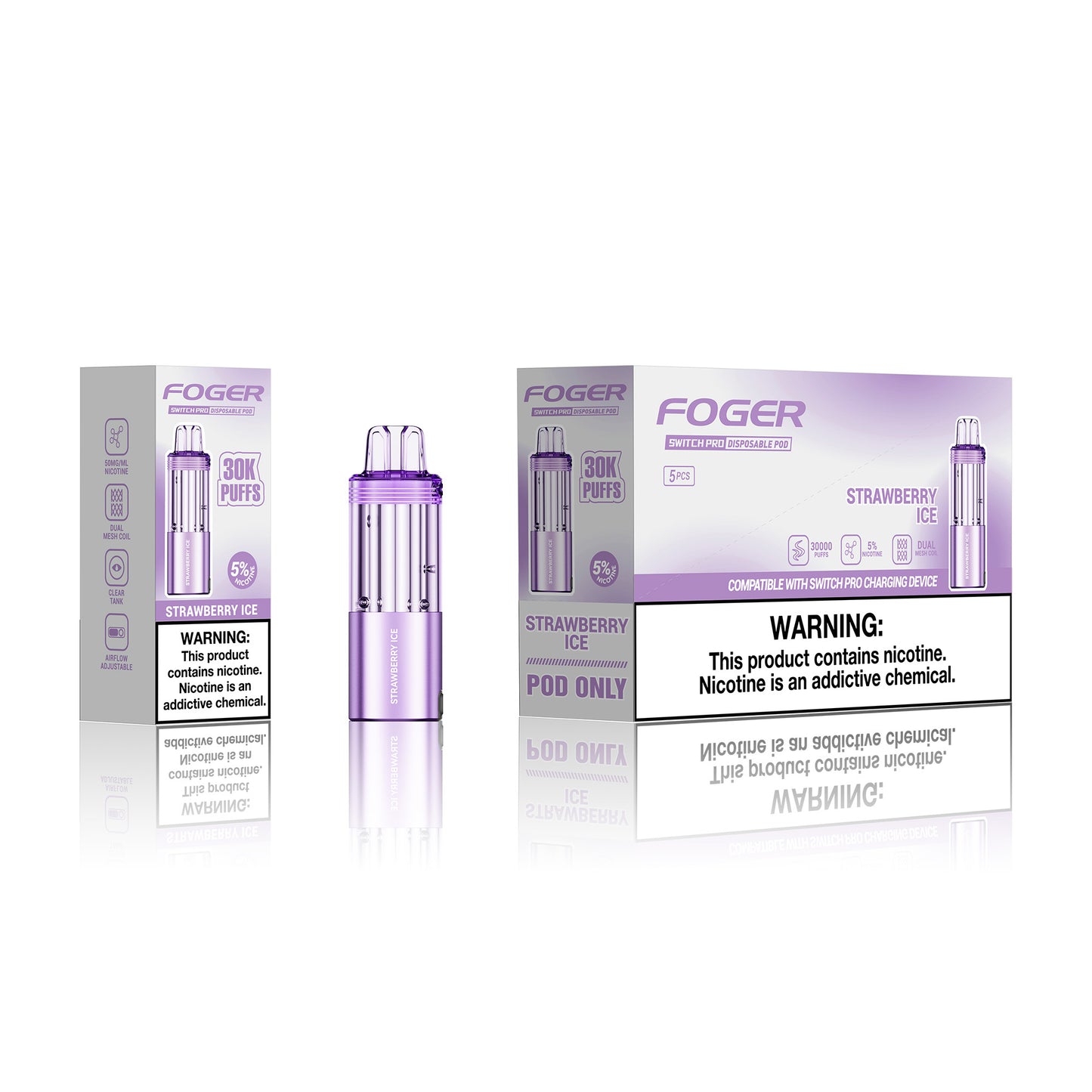 Foger Switch Pro Disposable Pod 19mL (5/pack)