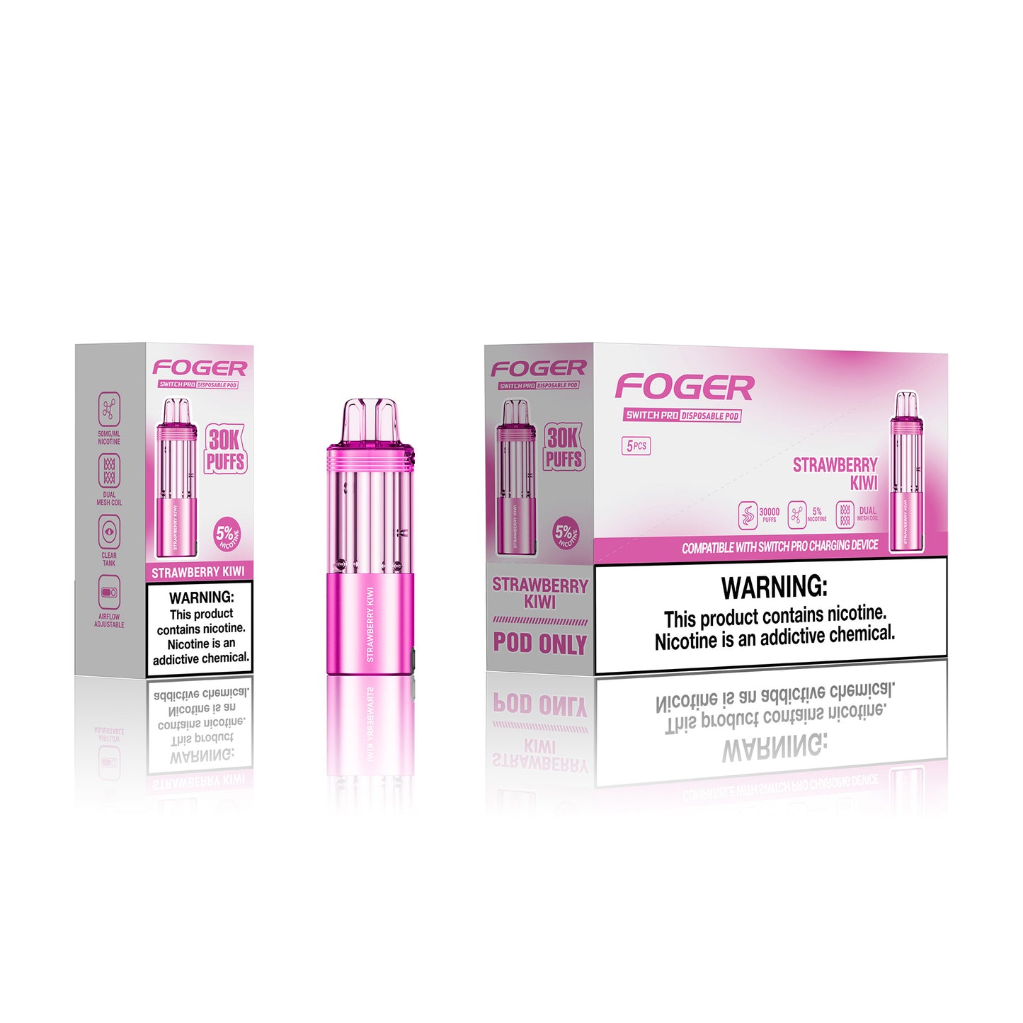 Foger Switch Pro Disposable Pod 19mL (5/pack)
