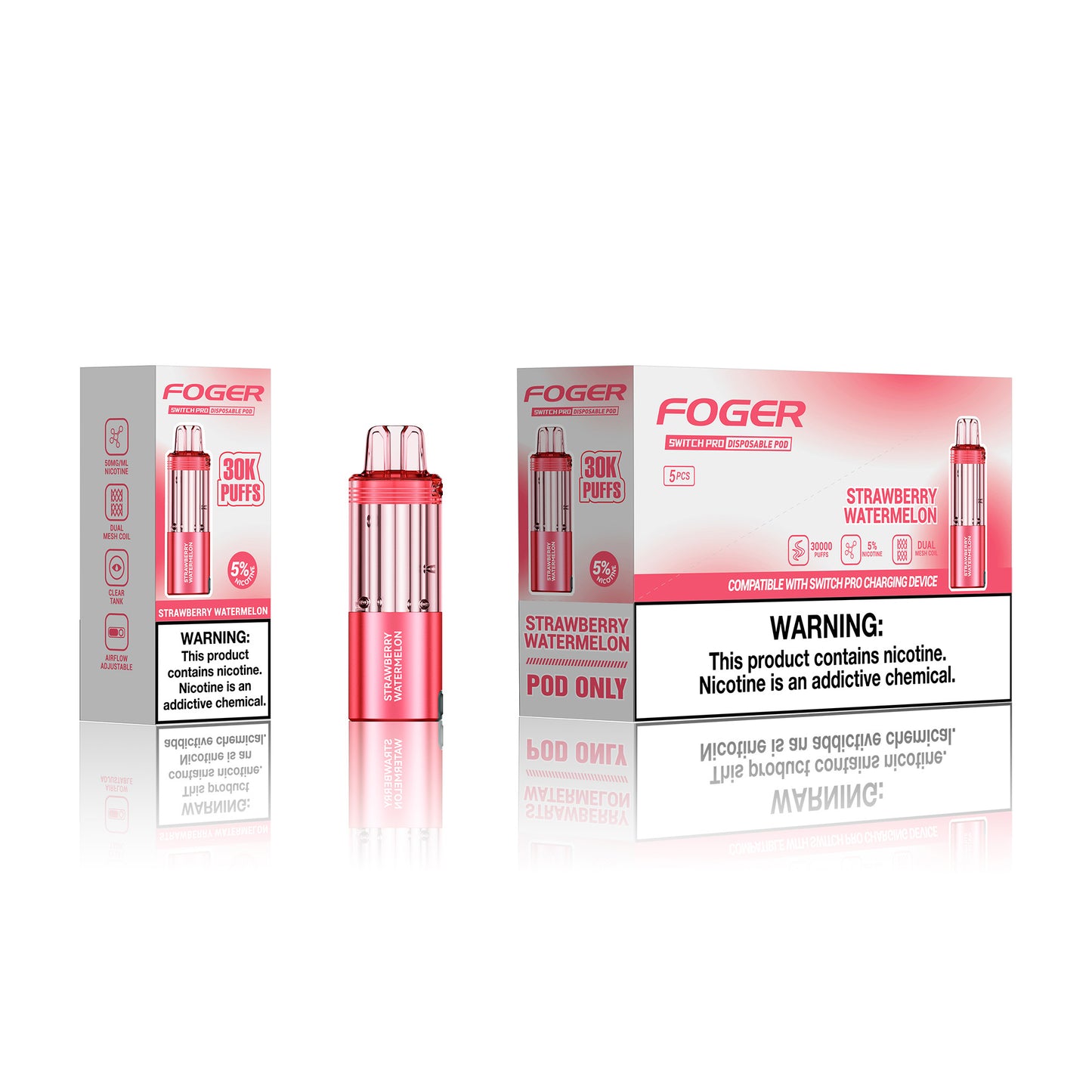 Foger Switch Pro Disposable Pod 19mL (5/pack)