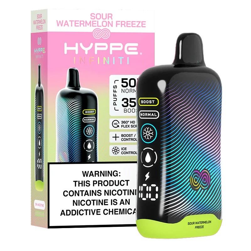 Hyppe Infinity 50K Disposable 12mL 50mg (5/pack)