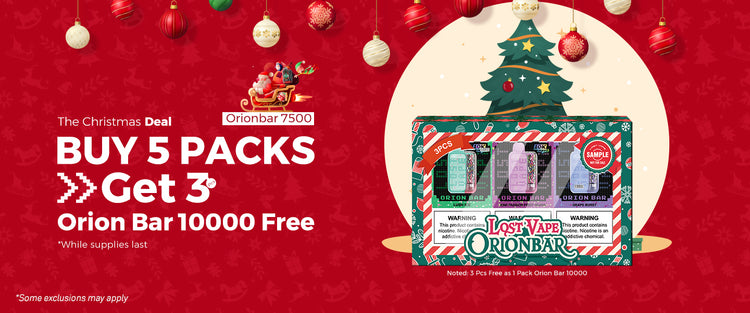 Lost Vape Orion Bar 10000 Christmas Deal!