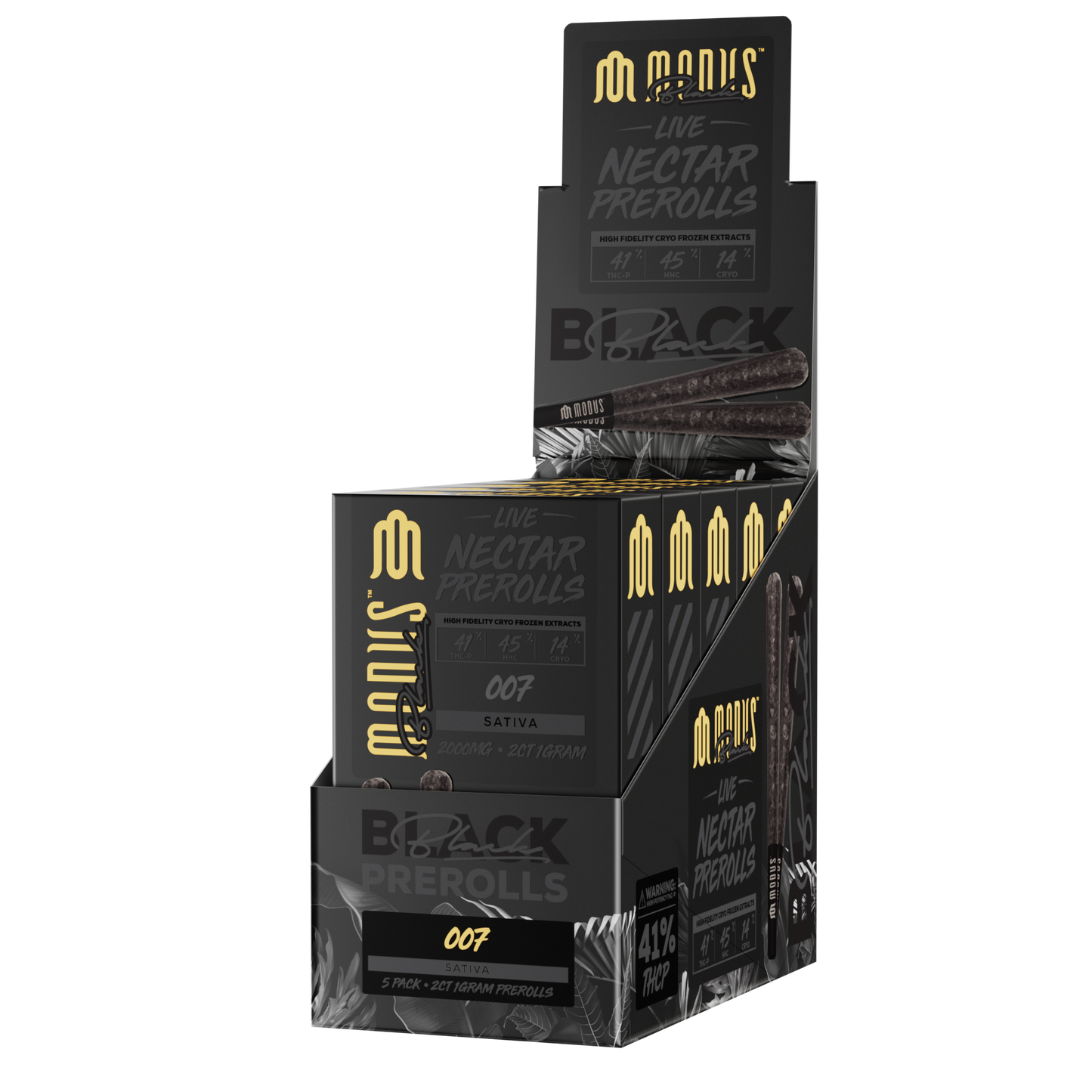 Modus Black Pre-Rolls 2ct 2000mg (SINGLE) [DROPSHIP]