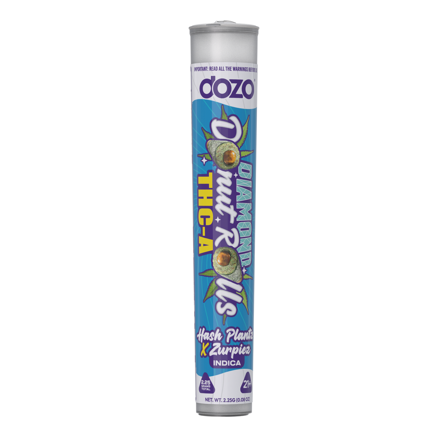 Dozo Diamond Donut THC-A Pre Roll 2.25g (20/pack)