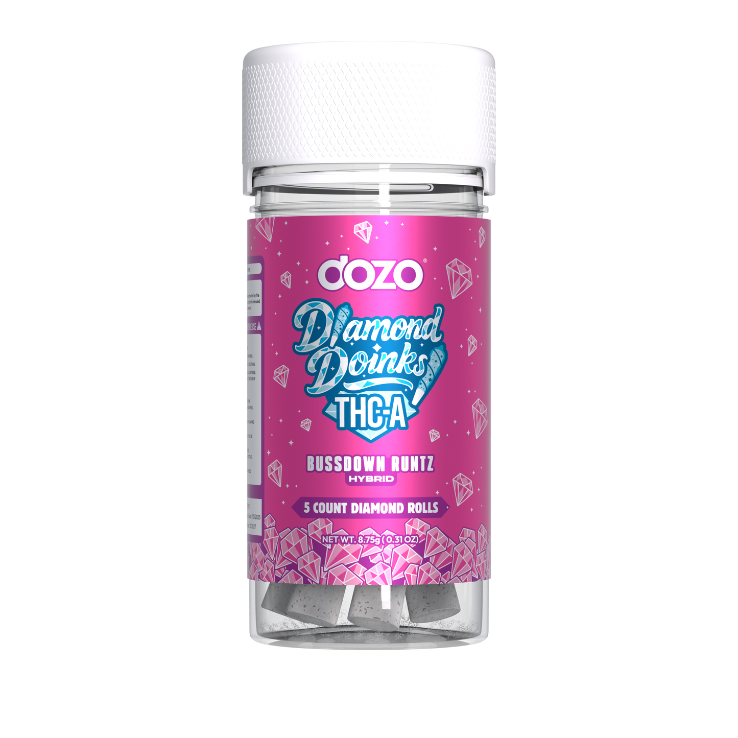 Dozo THC-A Diamond Doinks Pre Roll 5ct 1.75g (SINGLE)