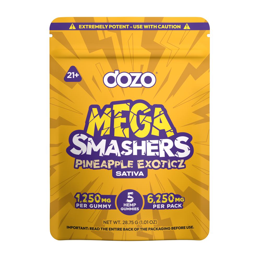 Dozo Mega Smashers Gummies 1250mg 5ct (SINGLE)