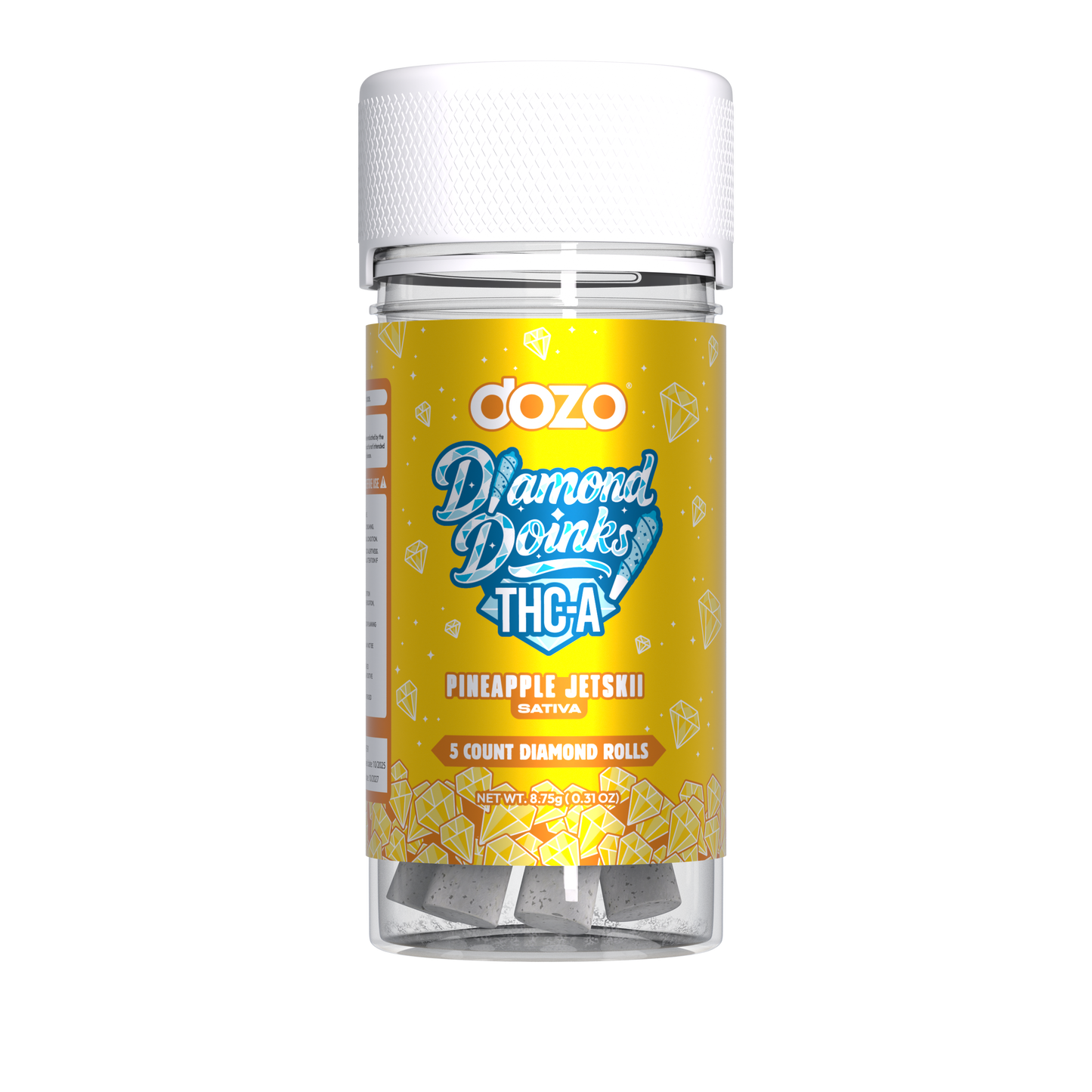 Dozo THC-A Diamond Doinks Pre Roll 5ct 1.75g (SINGLE)