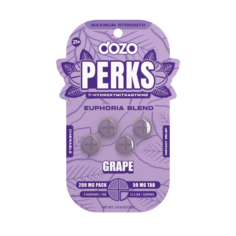 Dozo 7-Hydroxy Perks Tablet 4ct 50mg (SINGLE)