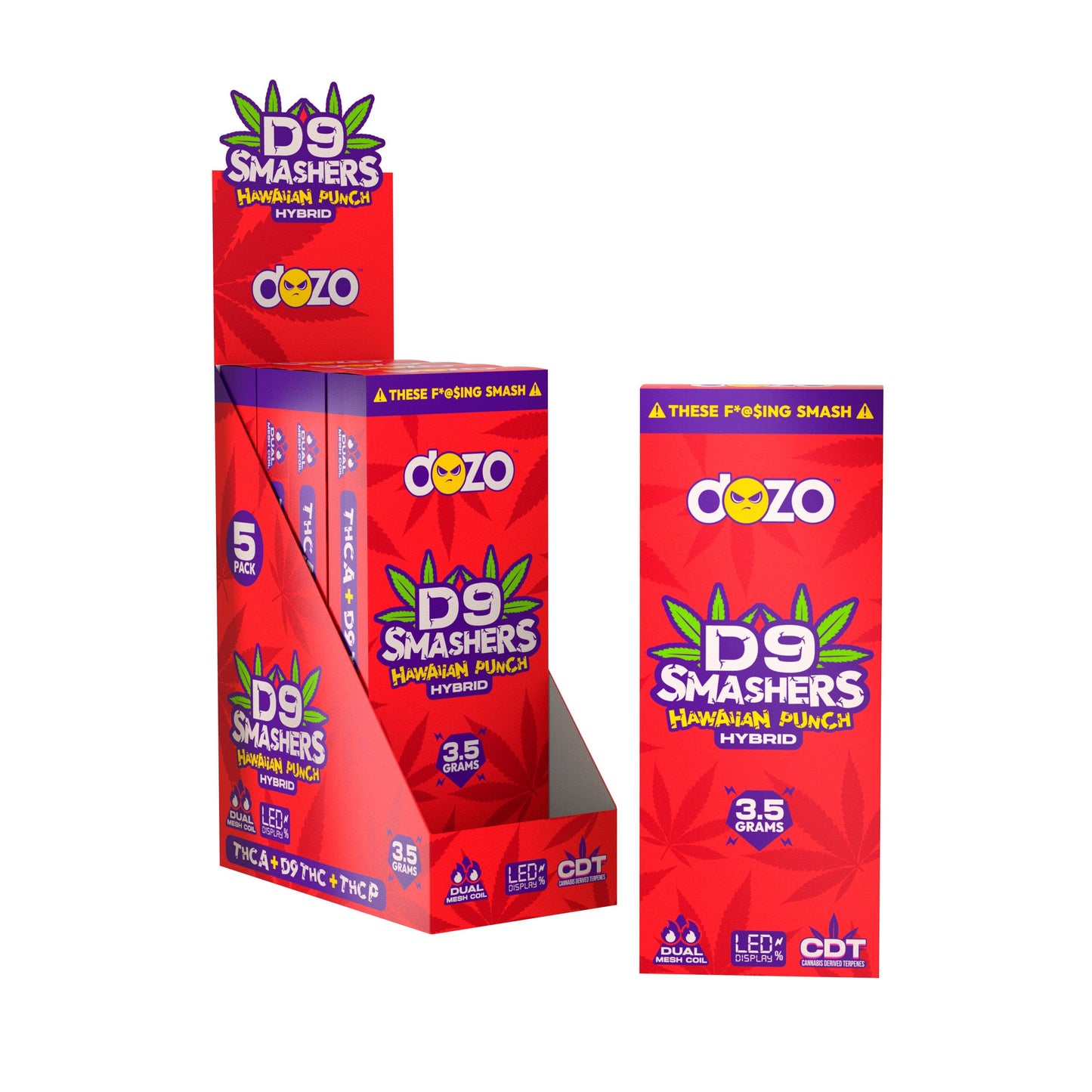 Dozo THC-A D9 Smashers Disposable 3.5g (SINGLE)