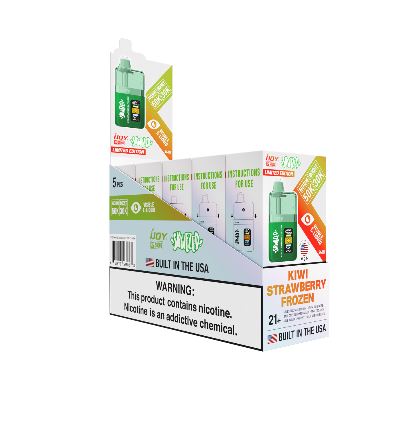 iJoy XP 50K x Skwezed Disposable 20mL (5/pack) [TX Compliant] [DROPSHIP]