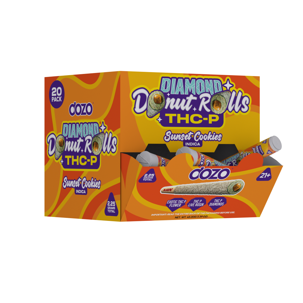 Dozo Diamond Donut THC-P Pre Roll 2.25g (20/pack)