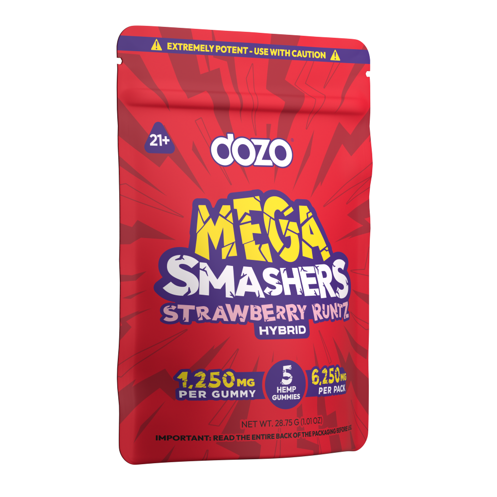 Dozo Mega Smashers Gummies 1250mg 5ct (SINGLE)