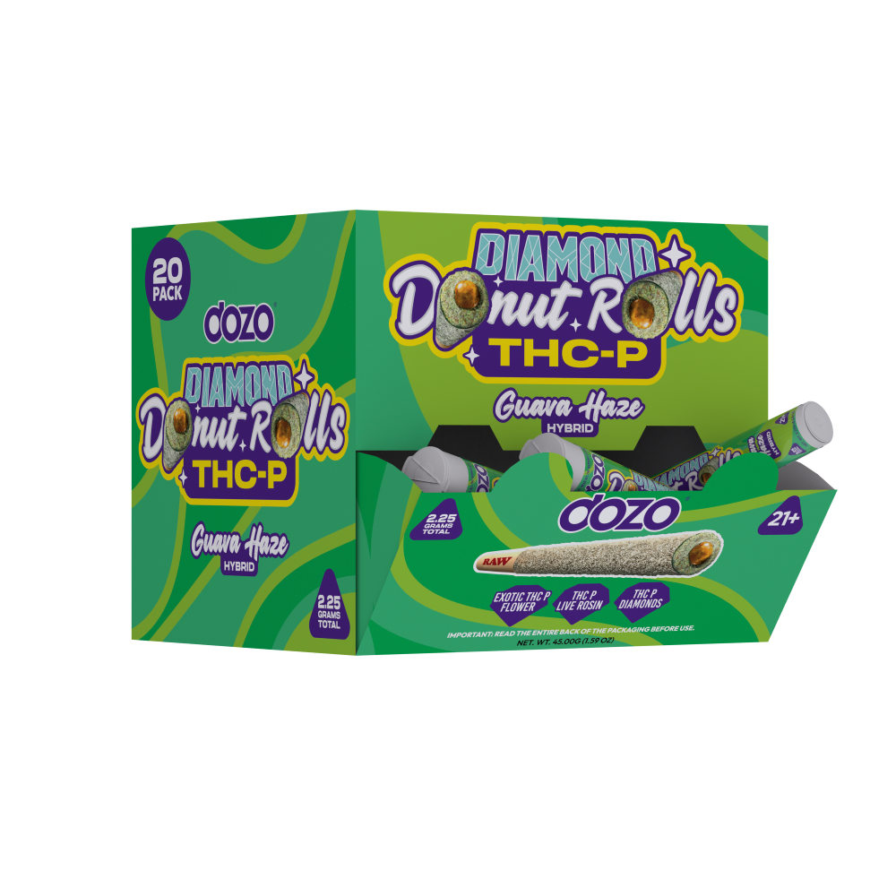 Dozo Diamond Donut THC-P Pre Roll 2.25g (20/pack)