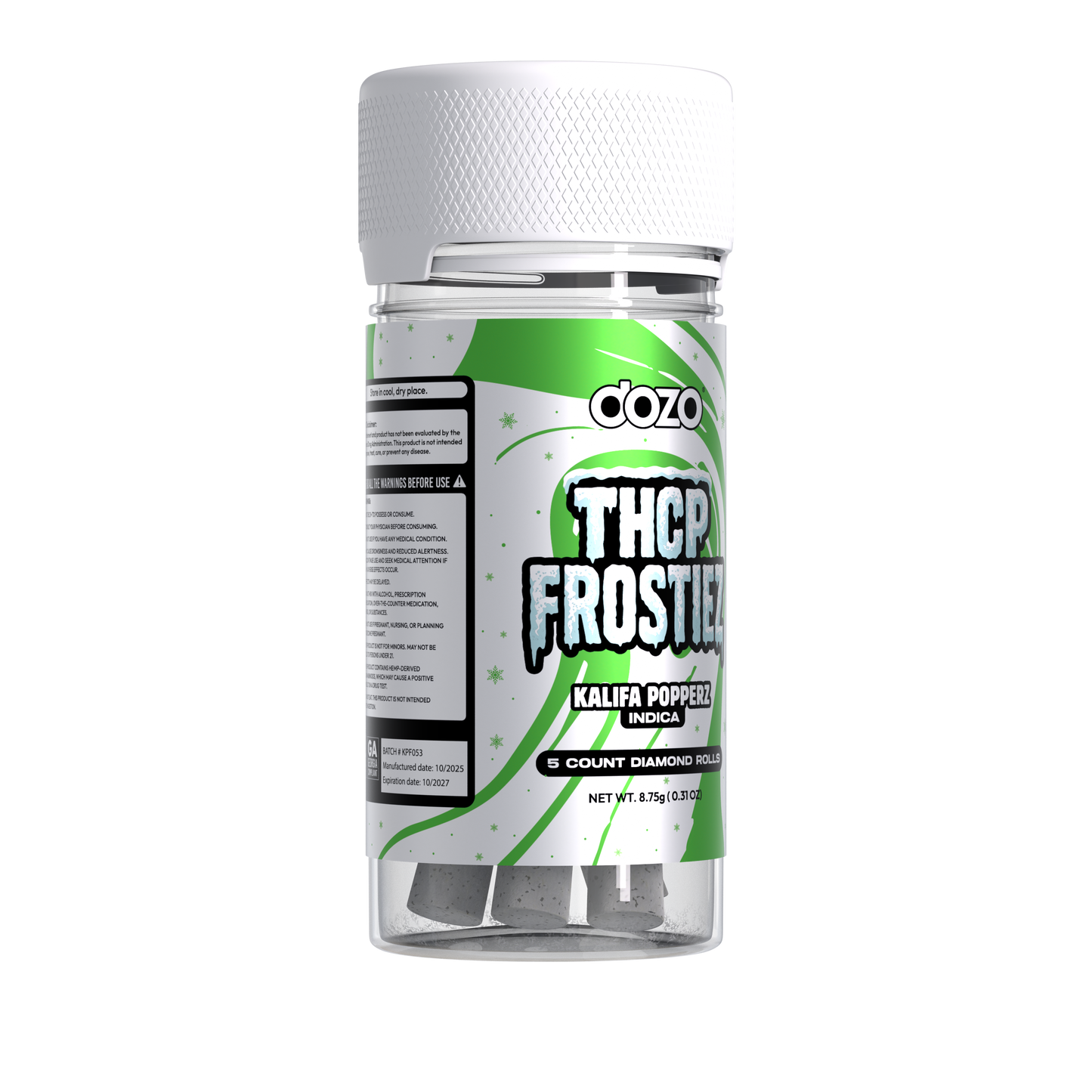 Dozo THC-P Frostiez Pre Roll 5ct 1.75g (SINGLE)