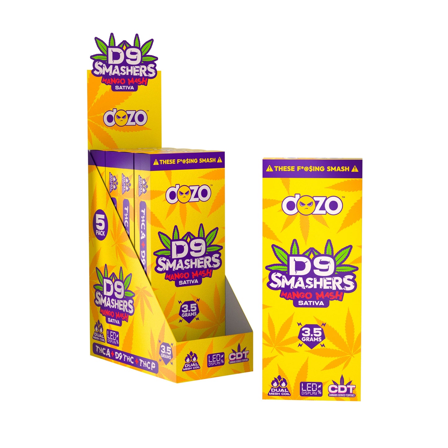 Dozo THC-A D9 Smashers Disposable 3.5g (SINGLE)