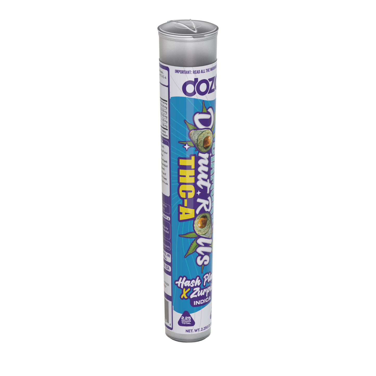 Dozo Diamond Donut THC-A Pre Roll 2.25g (20/pack)