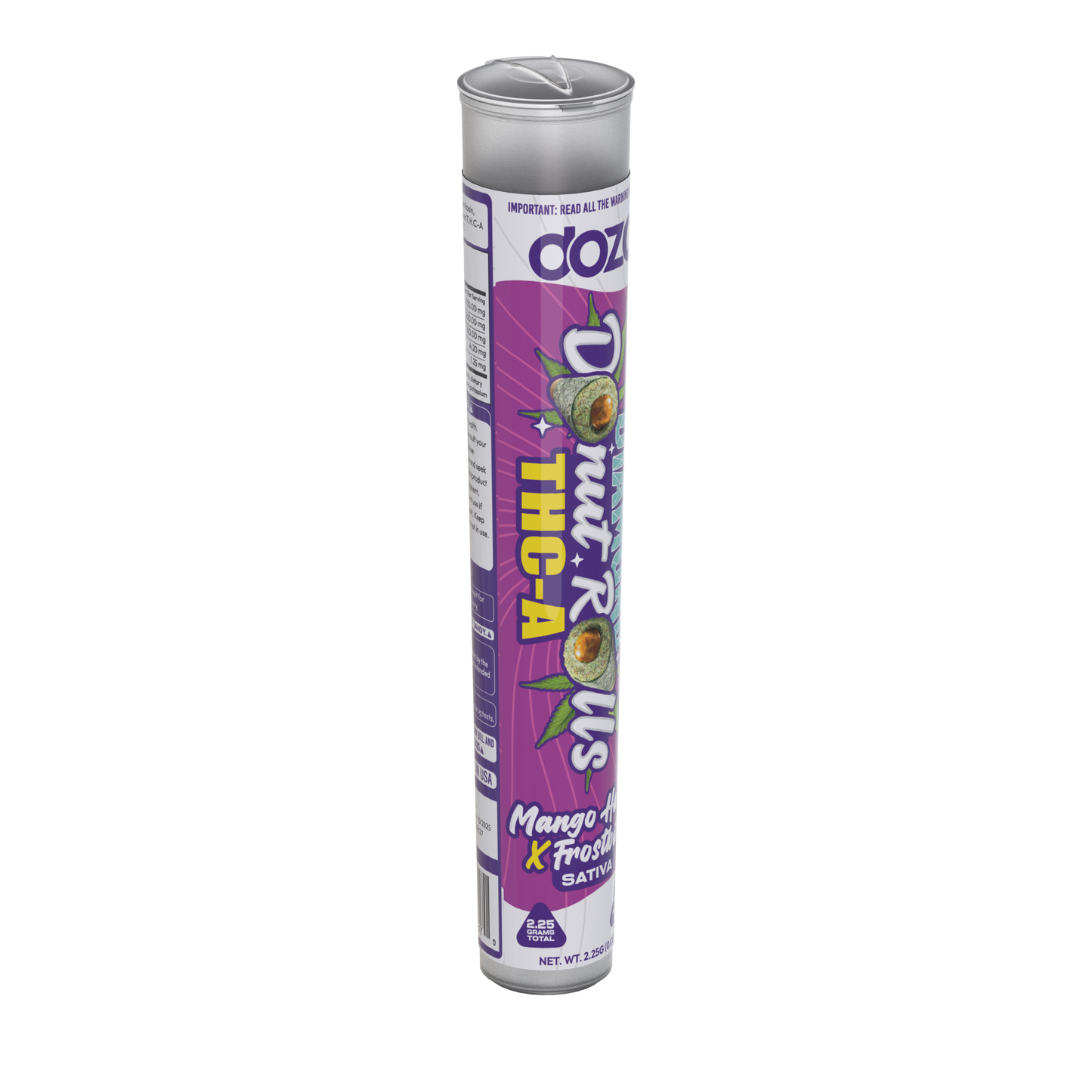 Dozo Diamond Donut THC-A Pre Roll 2.25g (20/pack)