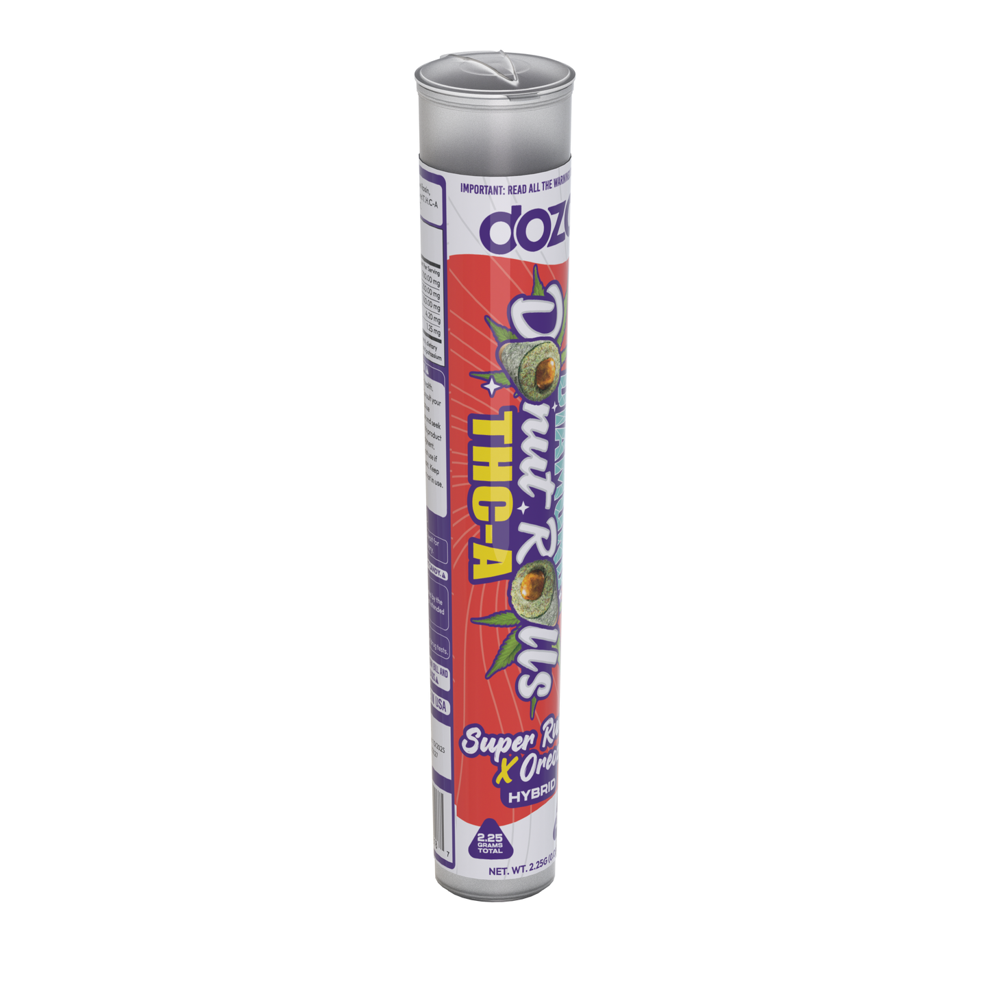 Dozo Diamond Donut THC-A Pre Roll 2.25g (20/pack)