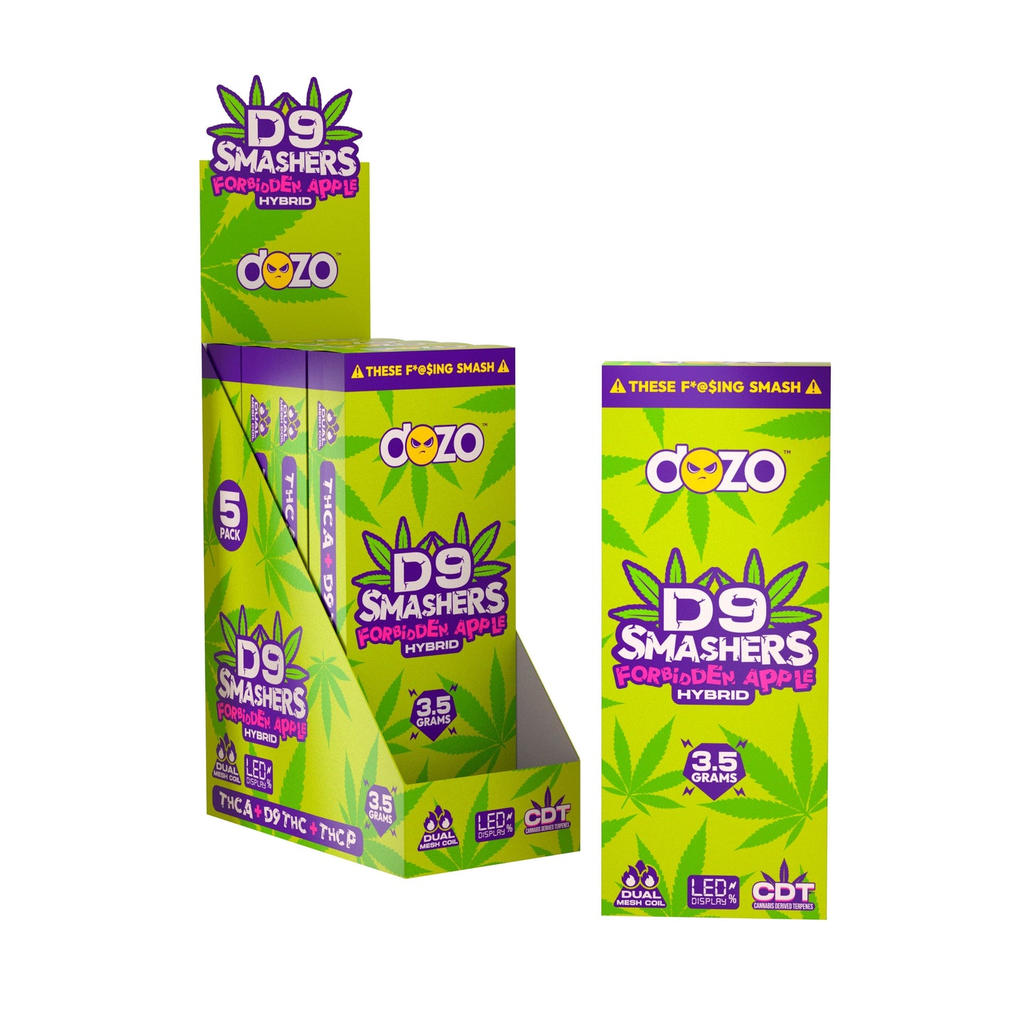 Dozo THC-A D9 Smashers Disposable 3.5g (SINGLE)
