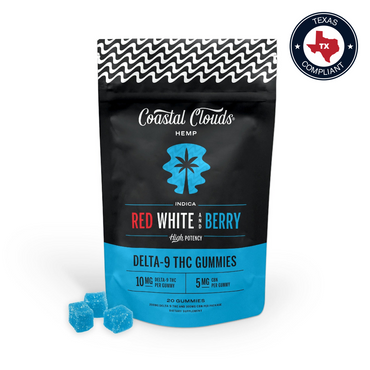 Coastal Clouds D9 THC Gummies - Texas Compliant