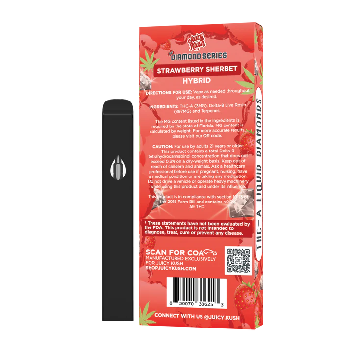 Juicy Kush THC-A Disposable 1g (5/pack)