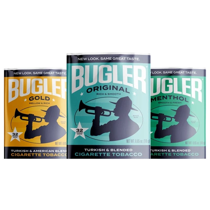 Bugler Cigarette Tobacco Pouches 0.65oz (6/Pack) [DROPSHIP] [CA]