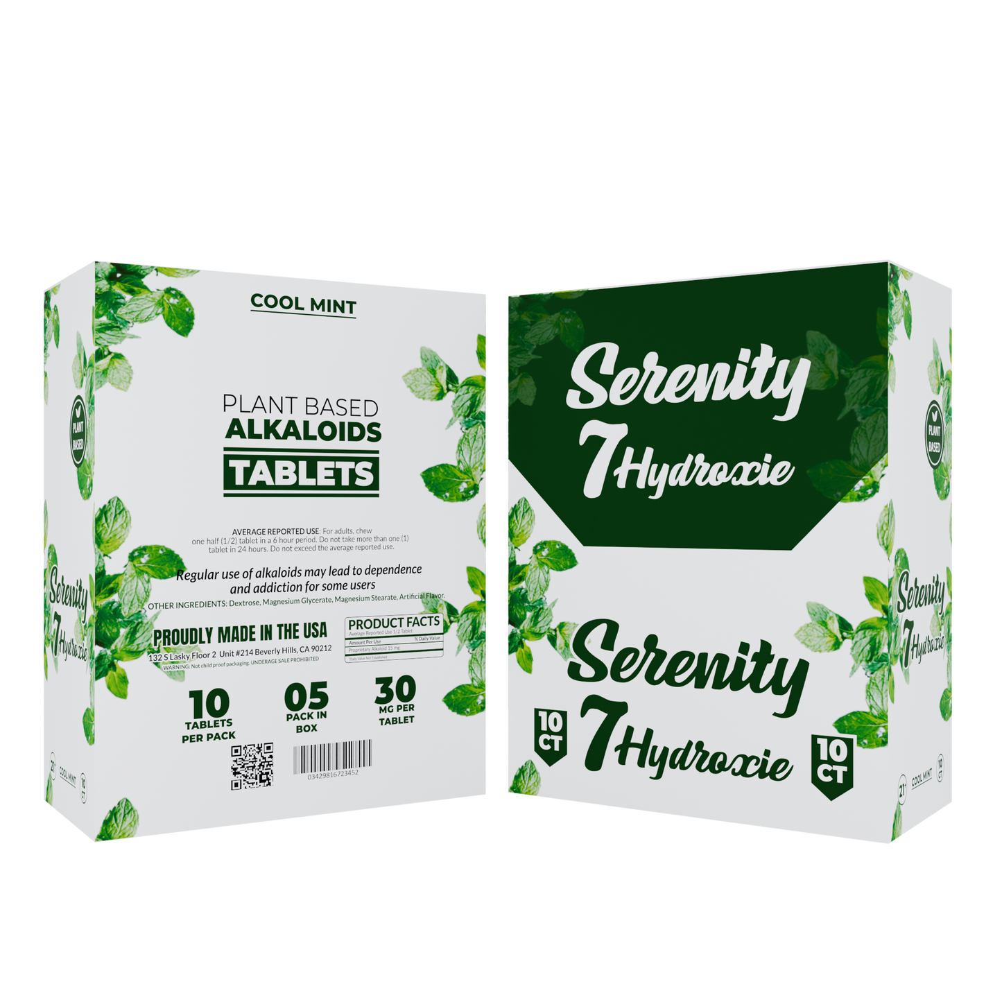 Serenity 7Hydroxy Tablets 30mg 10ct (10/pack) [DROPSHIP]