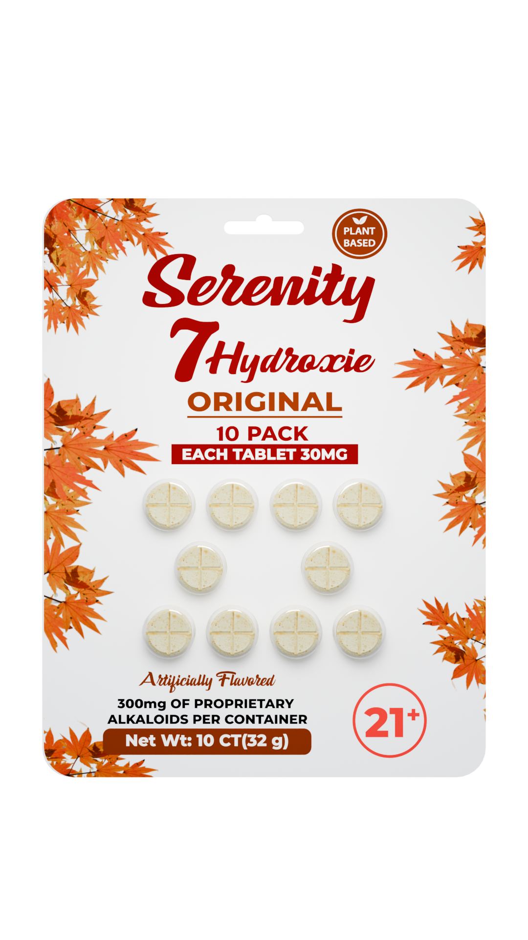 Serenity 7Hydroxy Tablets 30mg 10ct (10/pack) [DROPSHIP]