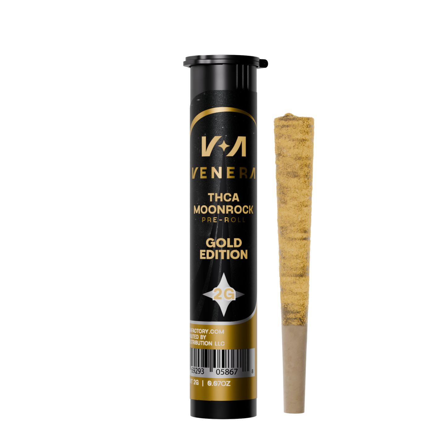 Venera THC-A Moonrock Pre Roll 2g (SINGLE)