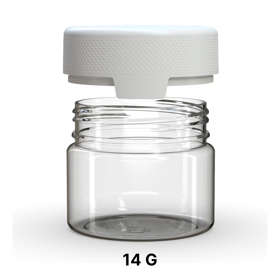 Chubby Gorilla Aviator Jar White