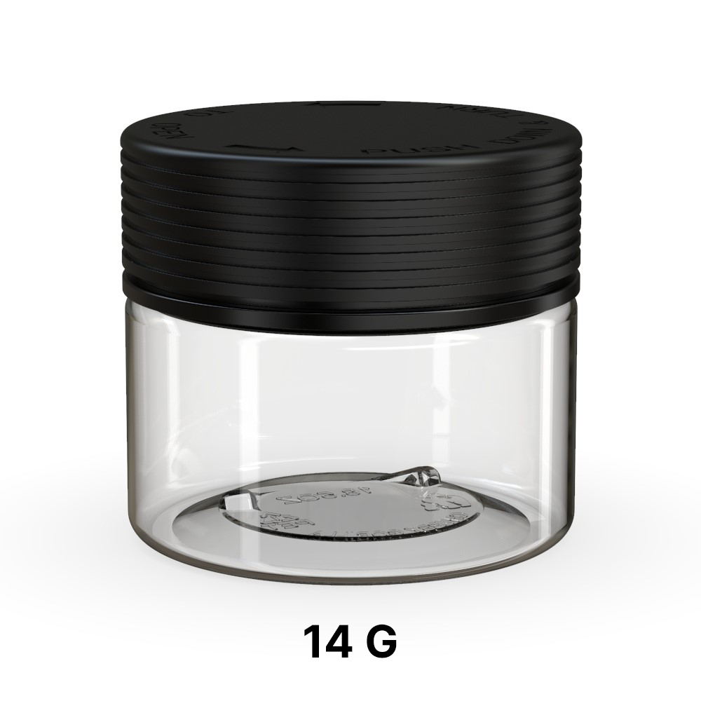 Chubby Gorilla Spiral Jar Black