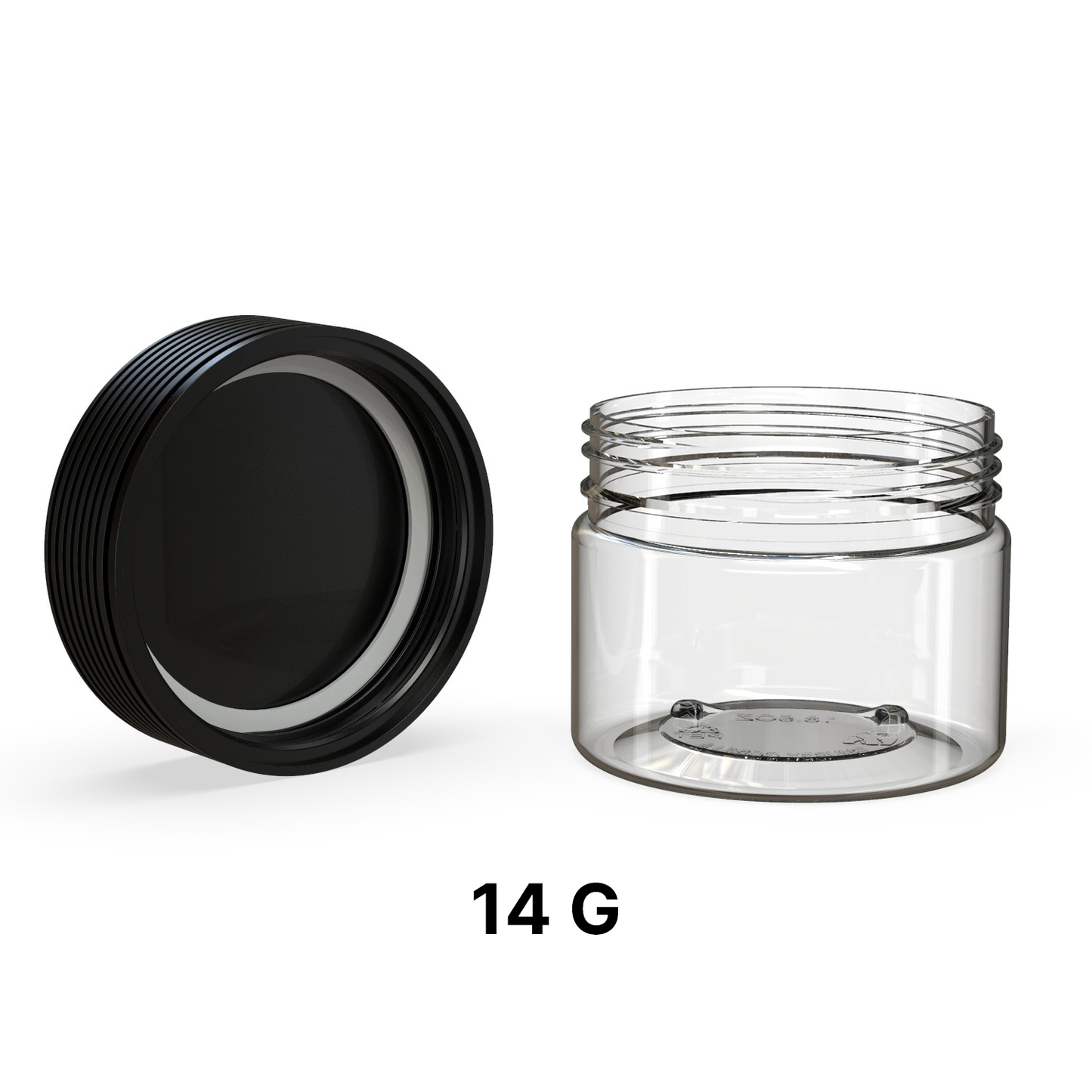 Chubby Gorilla Spiral Jar Black