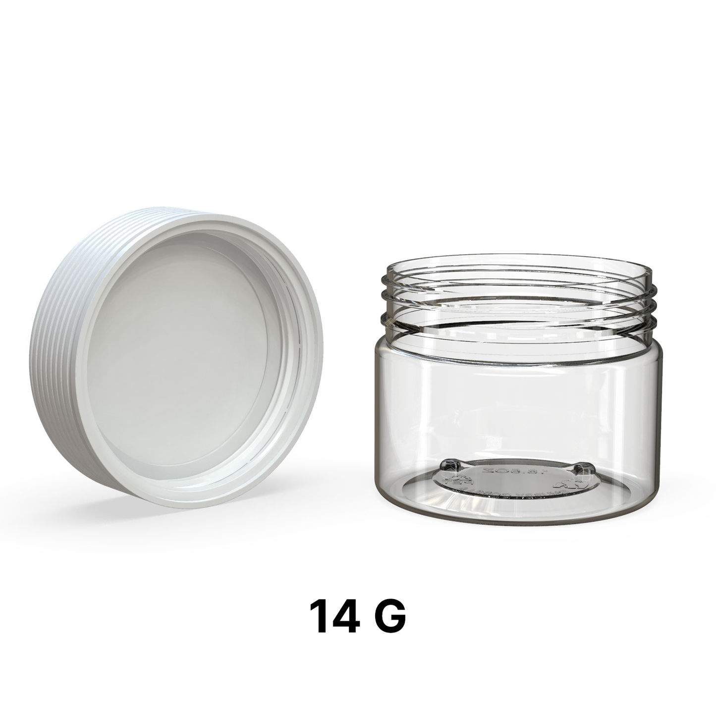 Chubby Gorilla Spiral Jar White