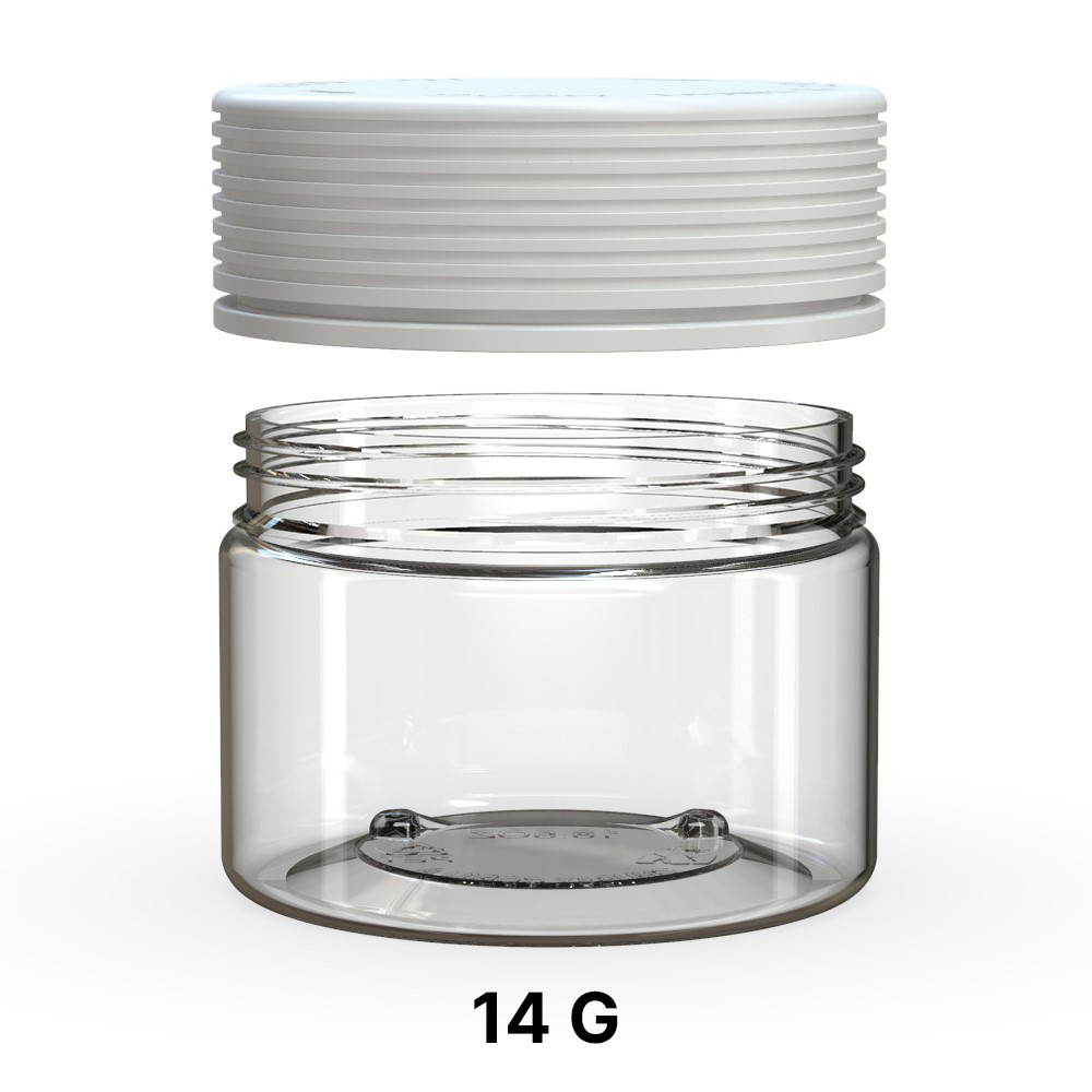 Chubby Gorilla Spiral Jar White