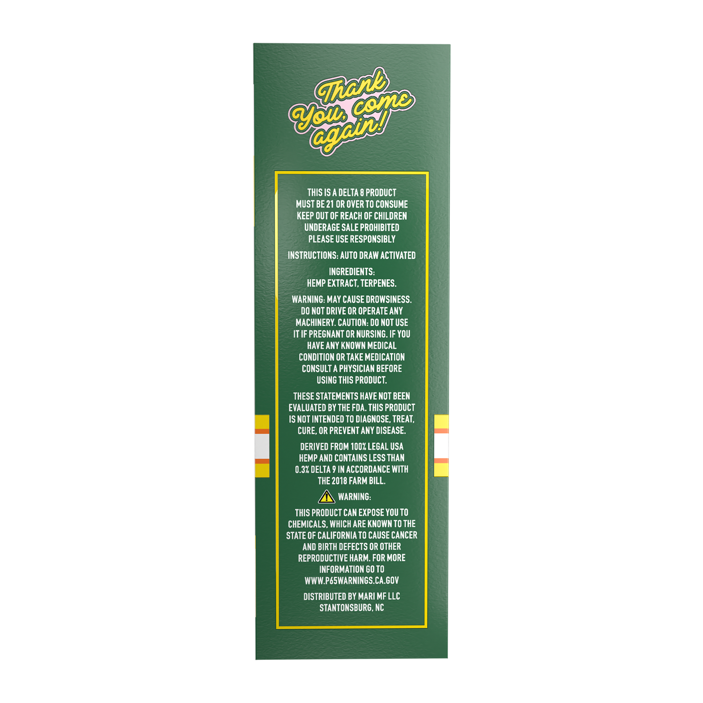 Hidden Hills $14.99 Pre Priced Mini Mart Bar THC-A Disposable 1g (5/pack)