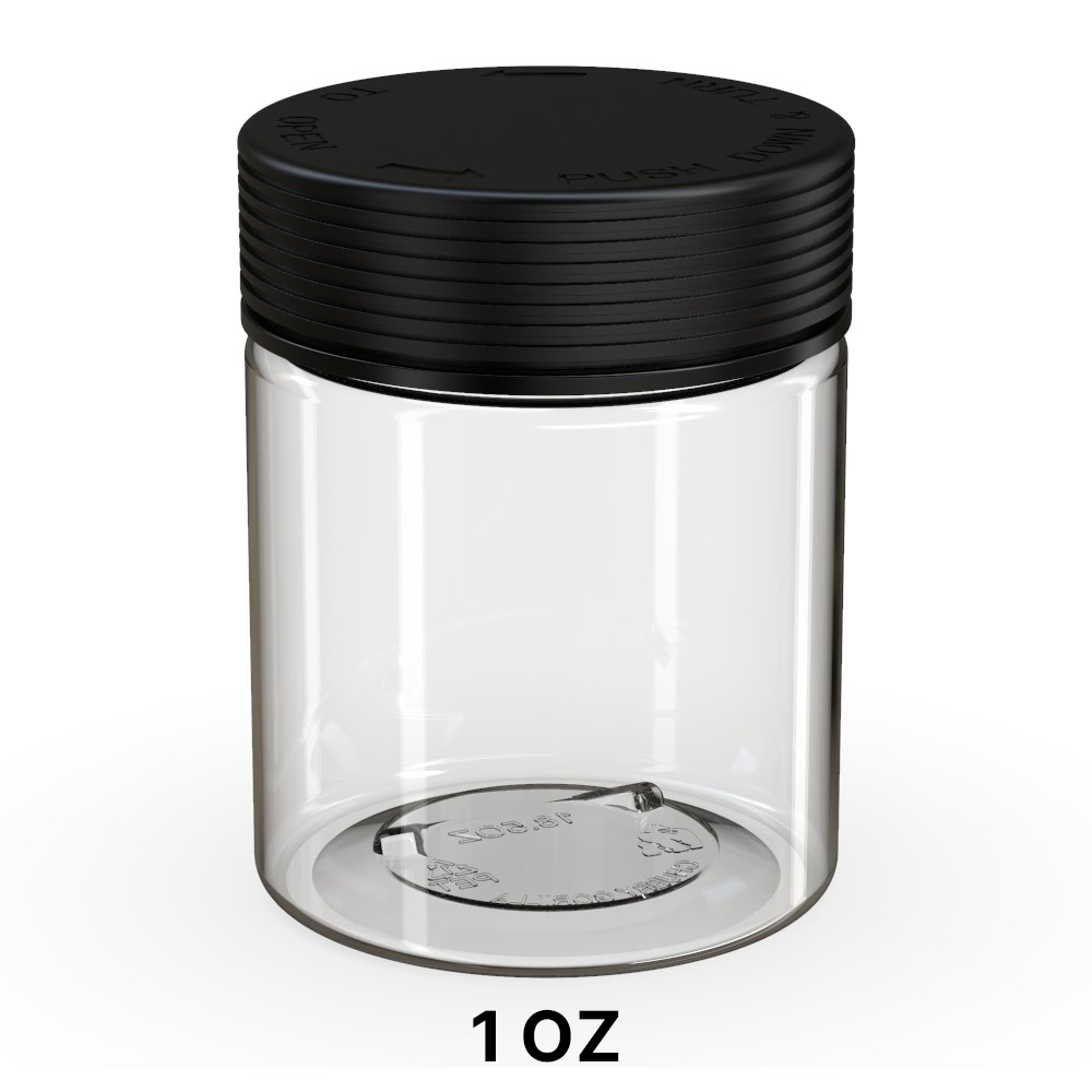 Chubby Gorilla Spiral Jar Black