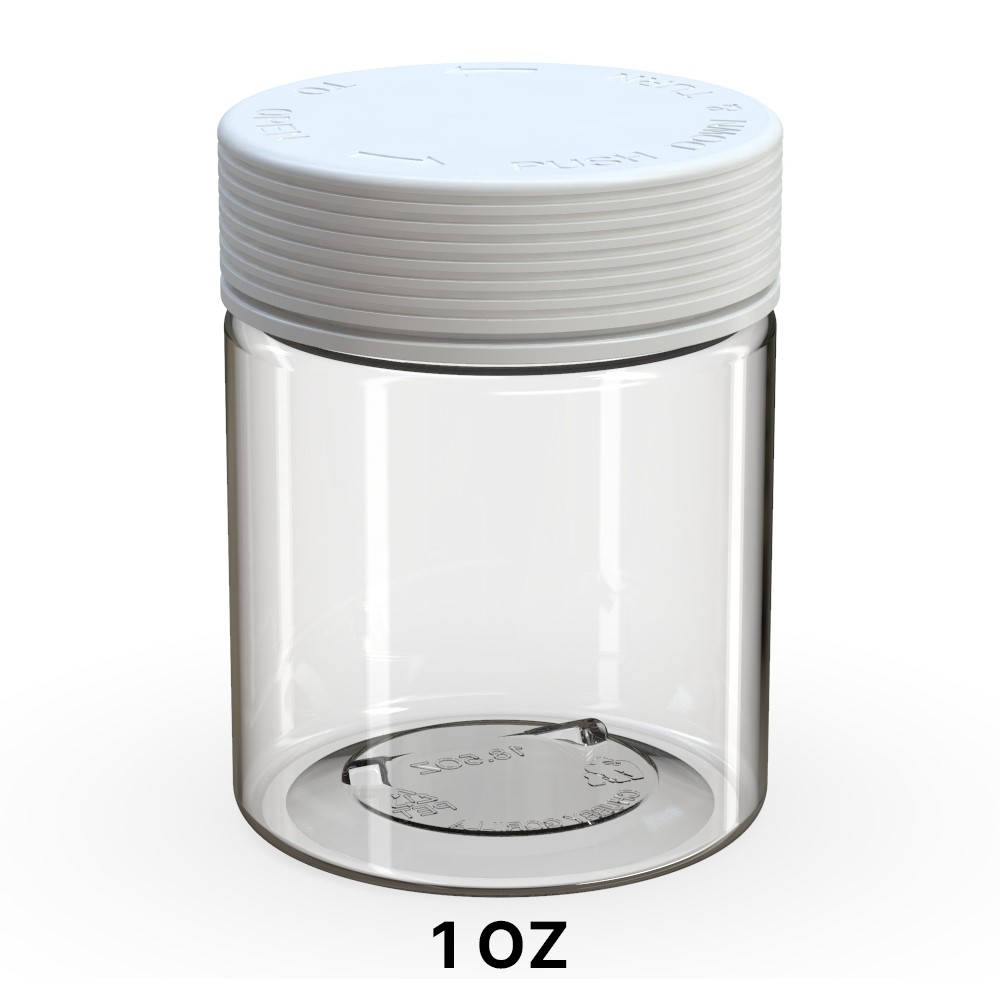 Chubby Gorilla Spiral Jar White