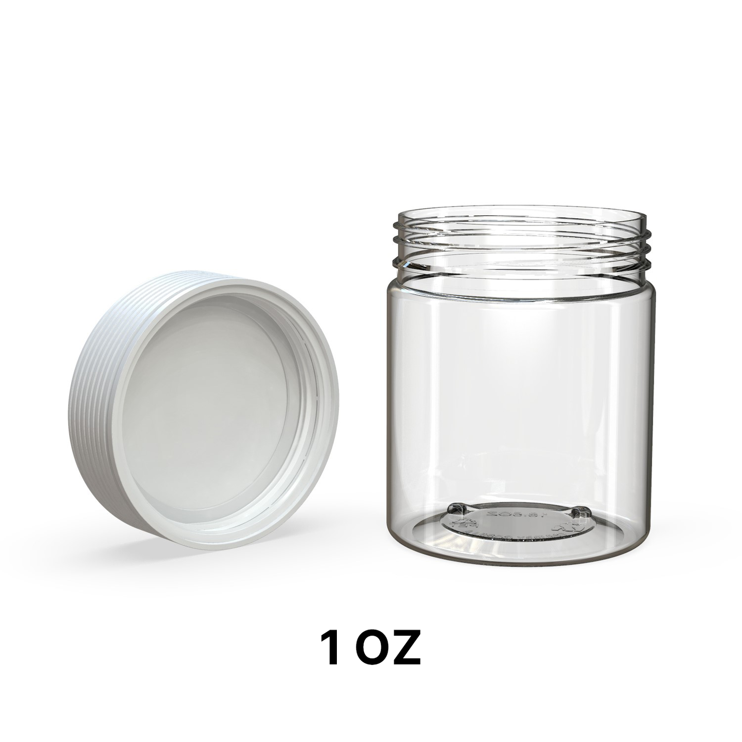 Chubby Gorilla Spiral Jar White