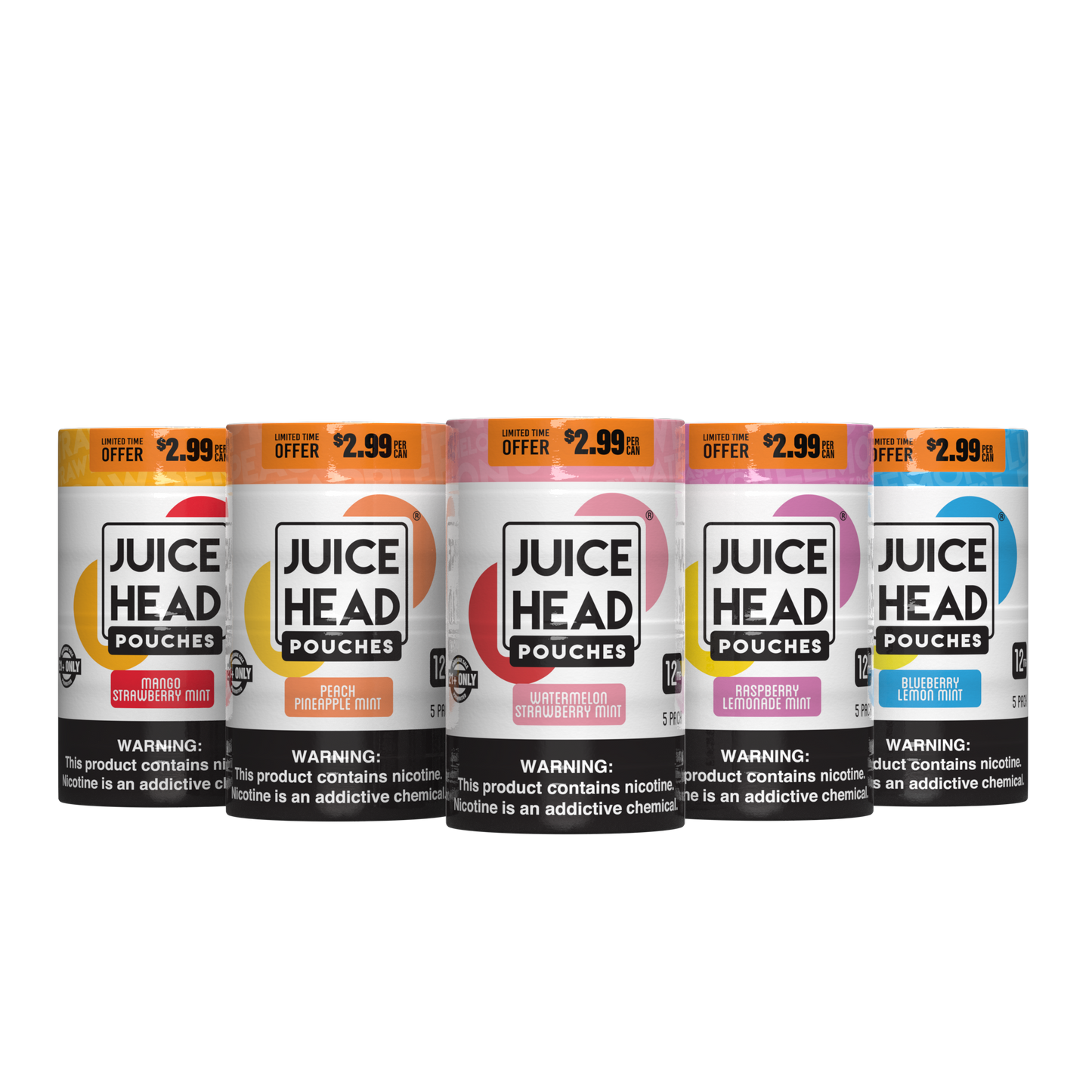 Juice Head Nicotine Pouches Pre Filled Display 50ct