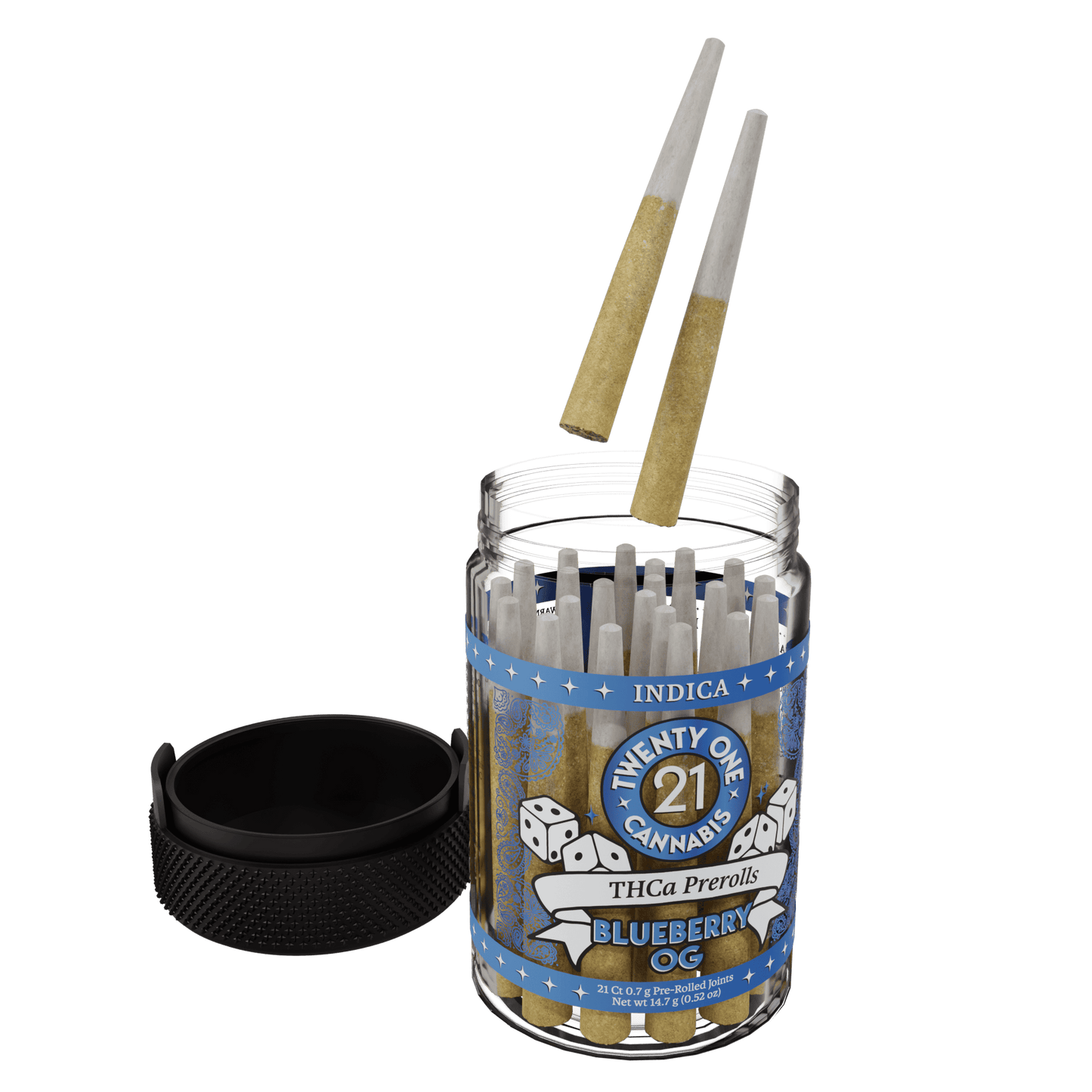 Twenty One THC-A Pre-Rolls 21ct 0.7g [DROPSHIP]