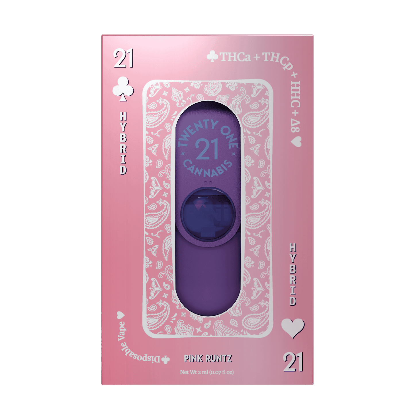 Twenty One THC-A + THC-P Disposable 2mL (6/pack) [DROPSHIP]