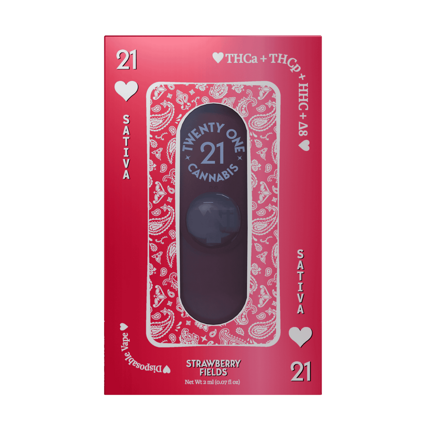 Twenty One THC-A + THC-P Disposable 2mL (6/pack) [DROPSHIP]