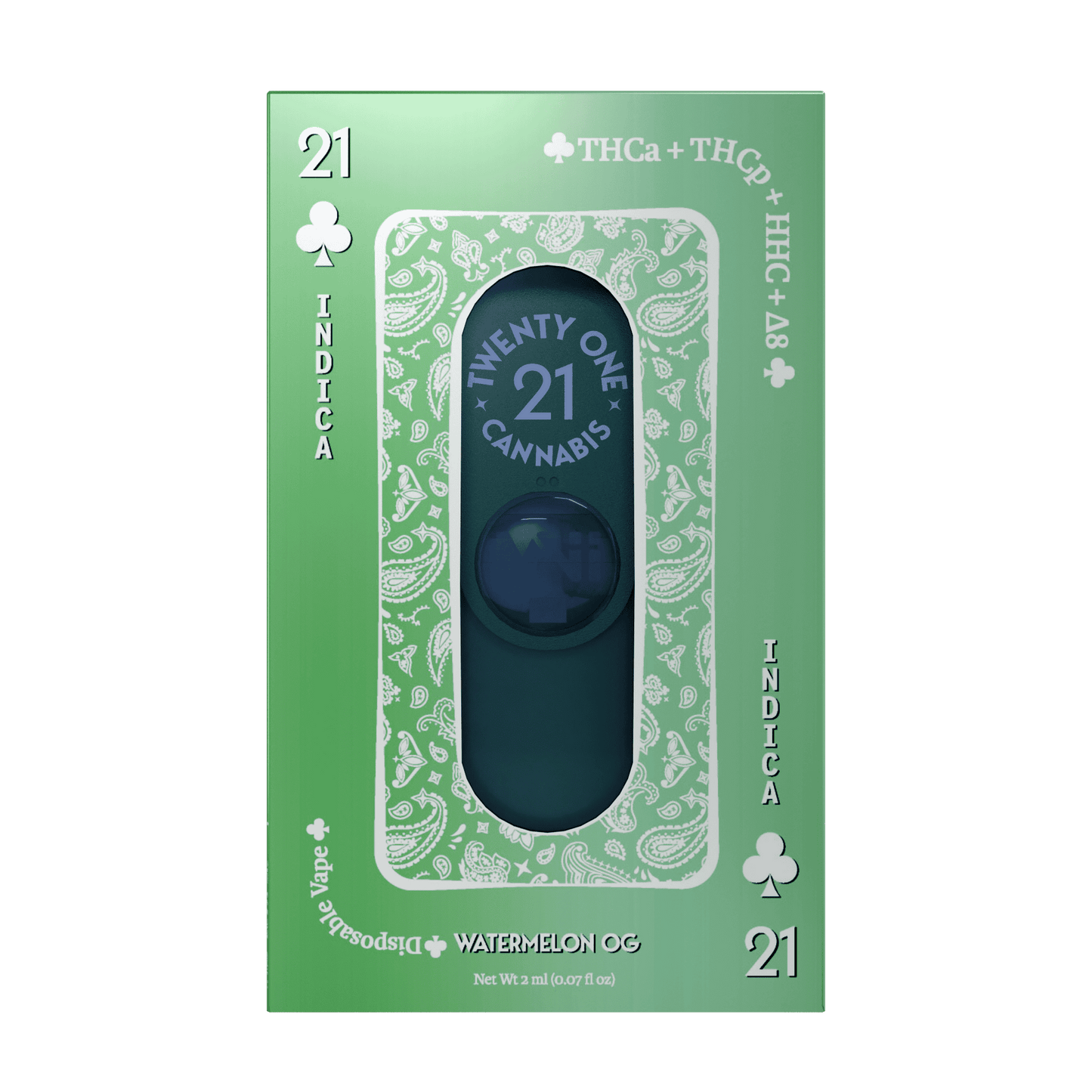 Twenty One THC-A + THC-P Disposable 2mL (6/pack) [DROPSHIP]